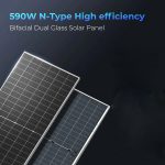 پنل خورشیدی 590 وات بایفیشال اوسدا
